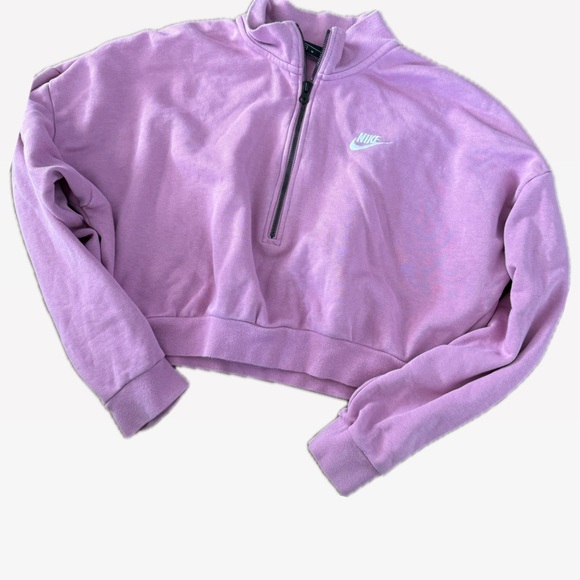 Nike Tops - Nike Pink Zip-Up Hoodie